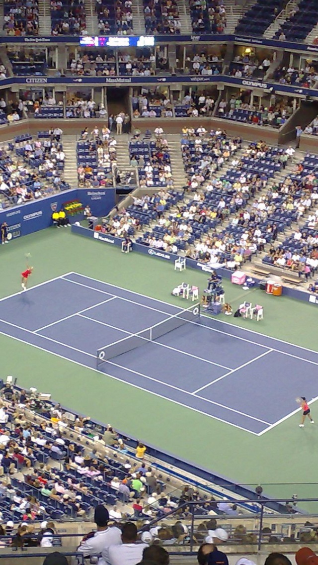 Tennis Match At The US Open