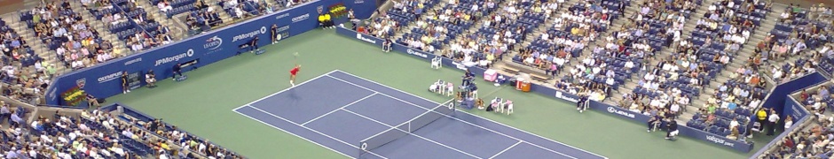 Tennis Match At The US Open