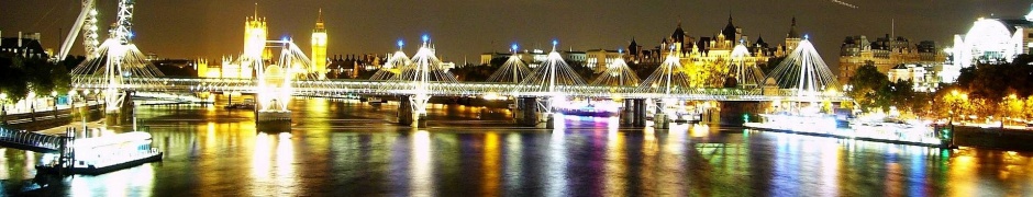 Thames Skyline By Night London United Kingdom