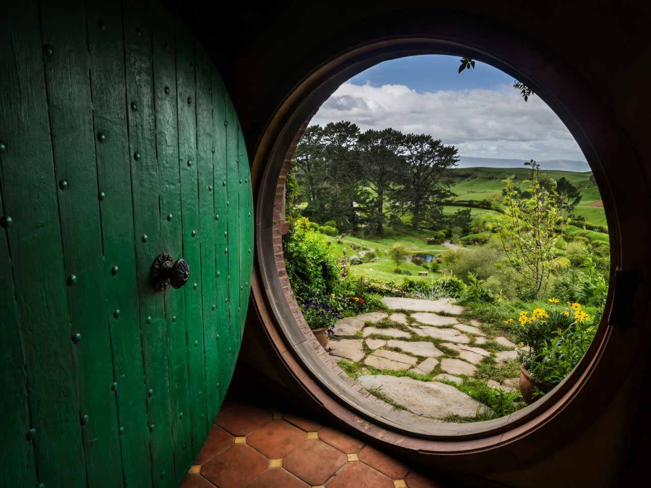 The Hobbit House Door