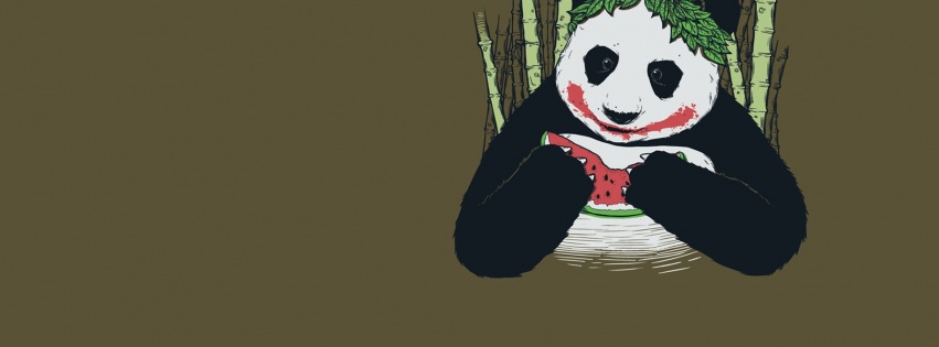 The Joker Funny Panda Bears Fun Art