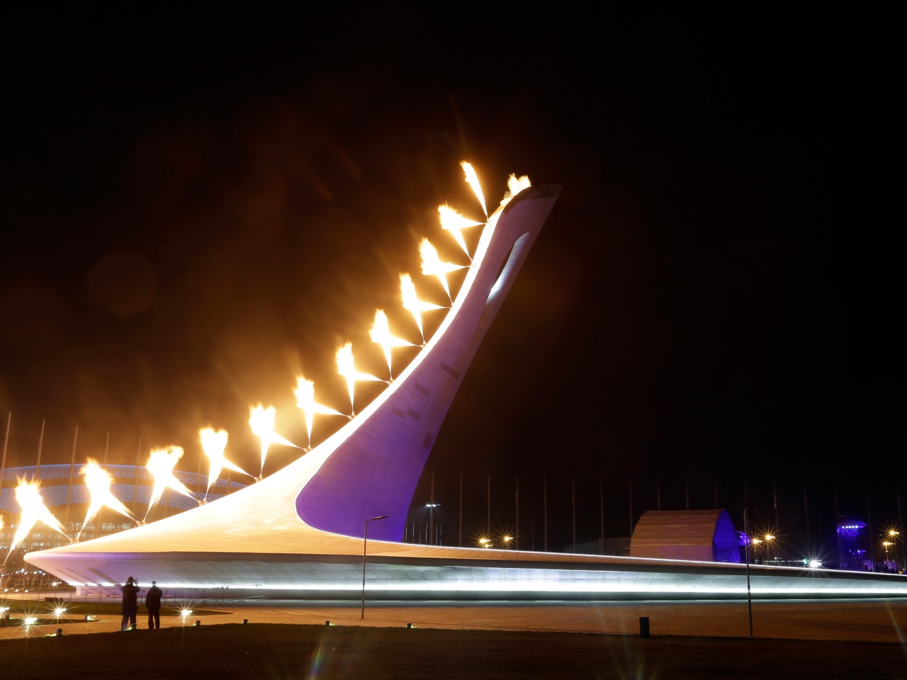 The Olympic Flame - Sochi 2014