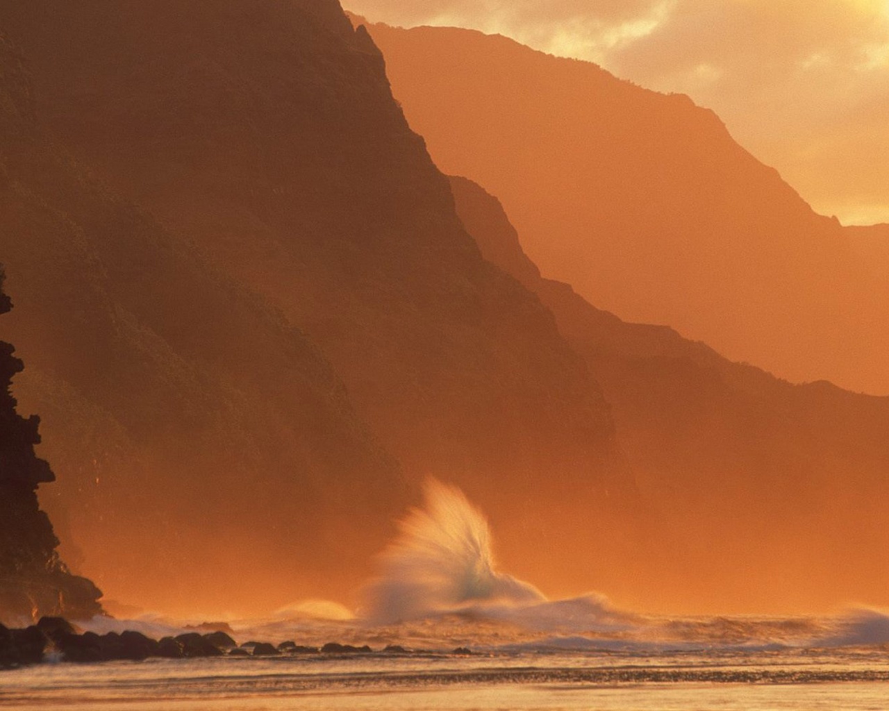 Tide Napali Coast Kauai