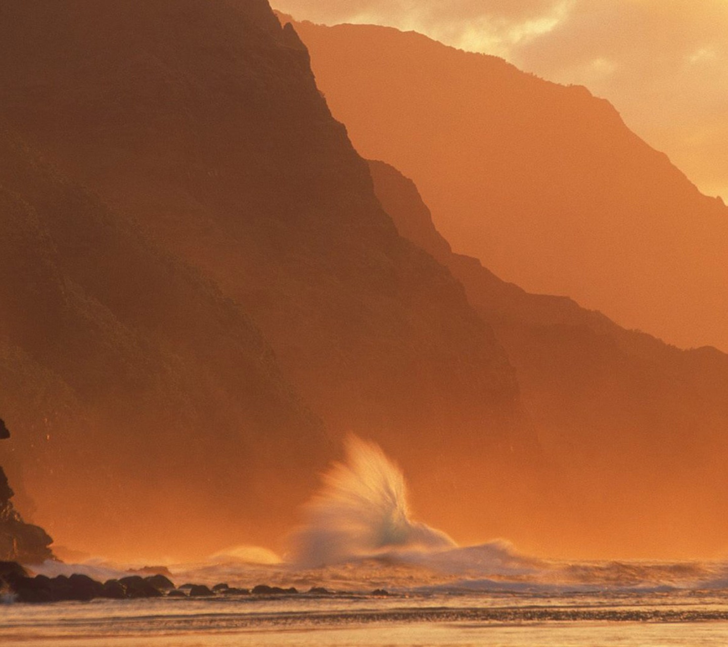 Tide Napali Coast Kauai