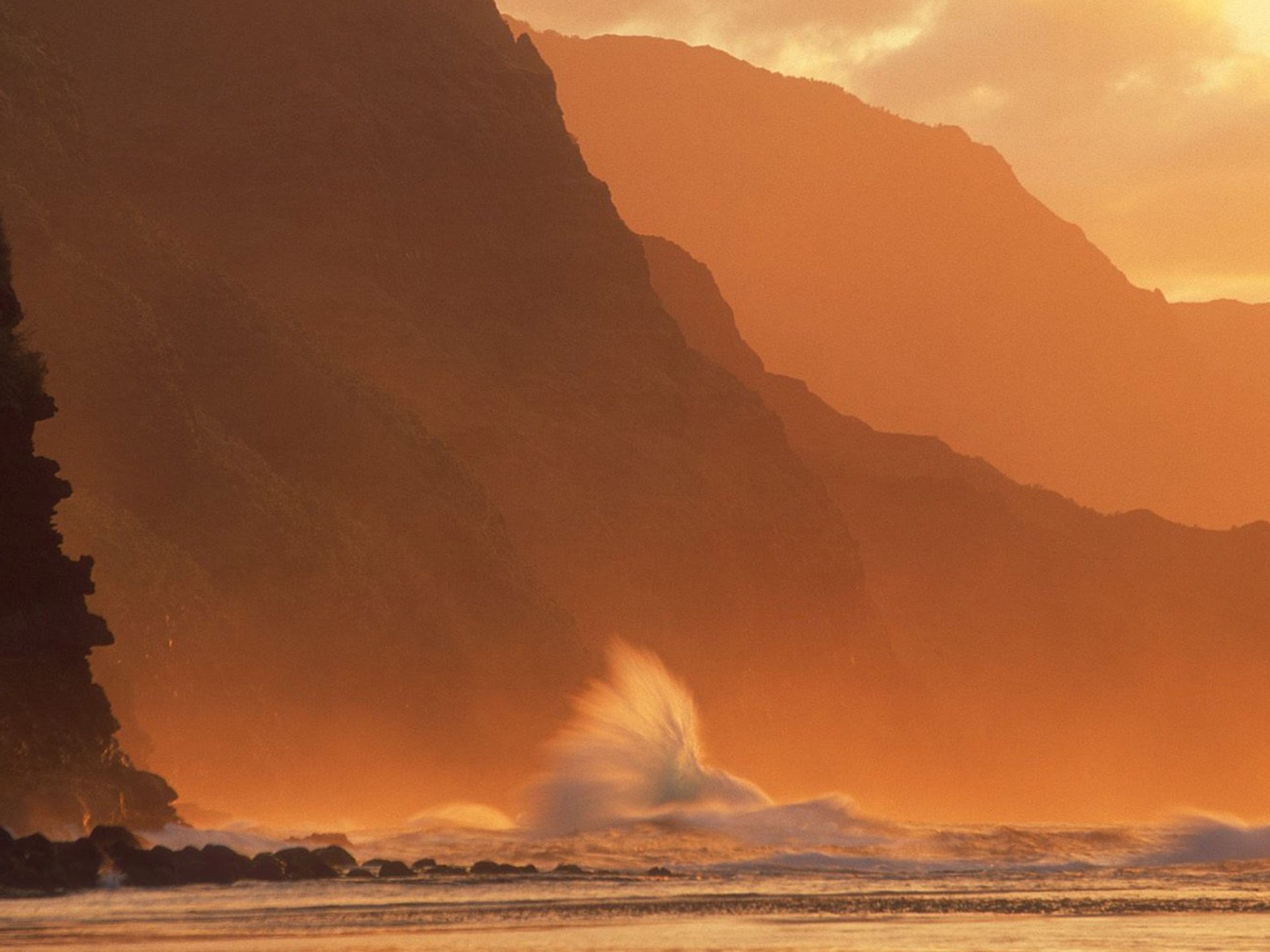 Tide Napali Coast Kauai