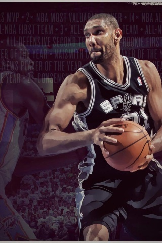 Tim Duncan NBA Superstar And Legend