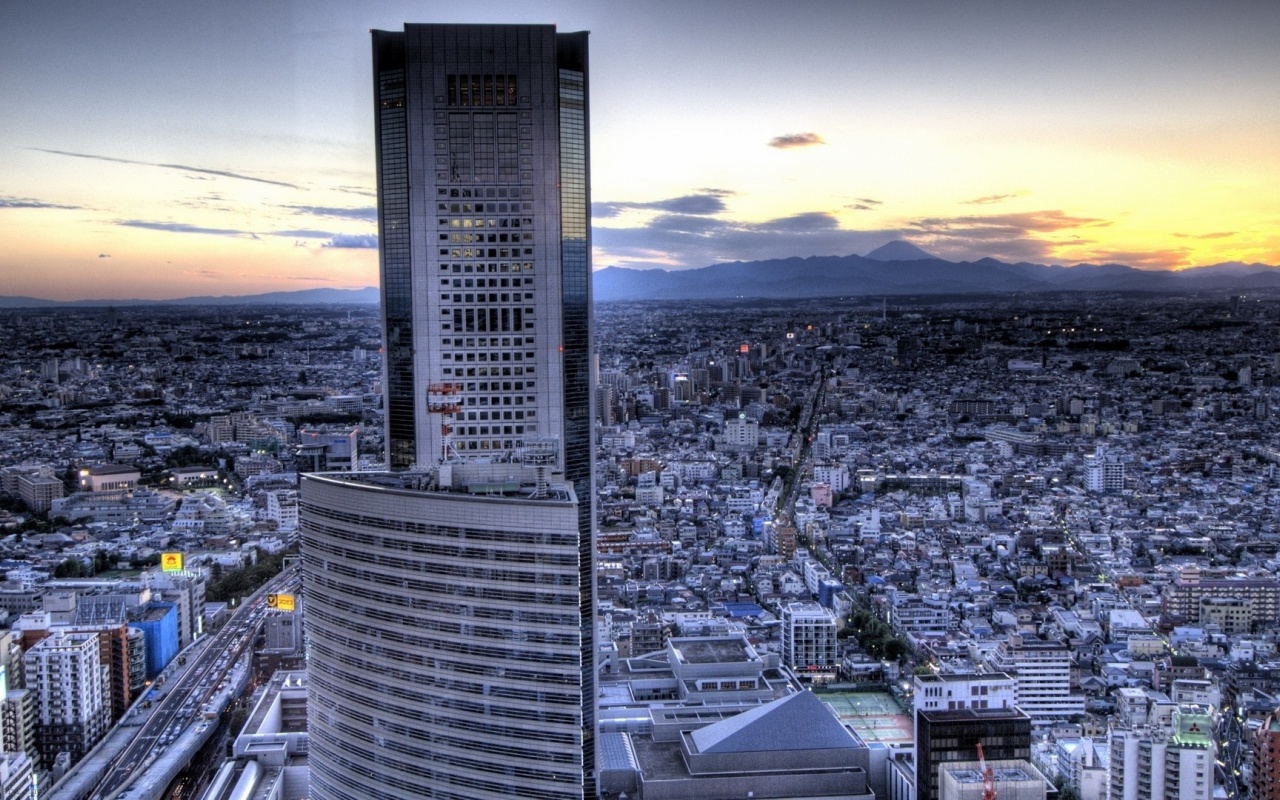 Tokyo Building Skyscrapers City Landscape