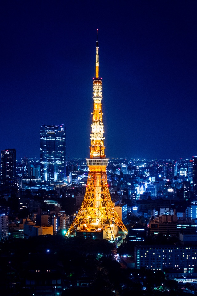 Tokyo Tower At Night