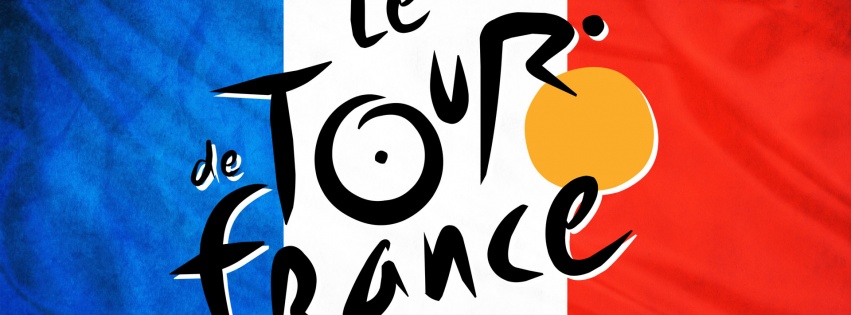 Tour De France - Logo On France Flag