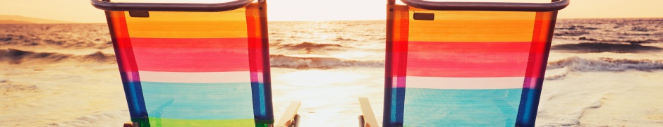 Two Chair On Island Beach