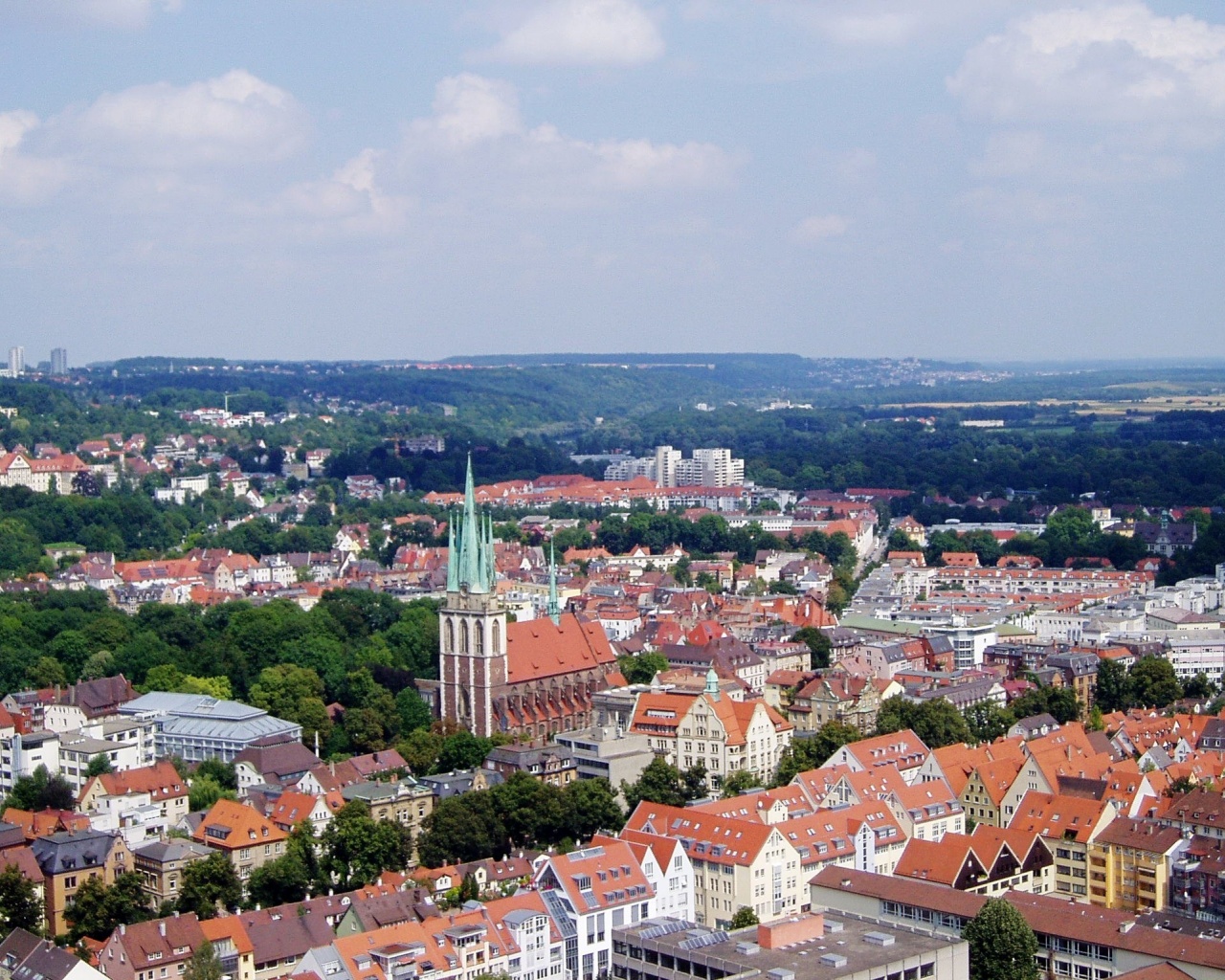 Ulm Panoramic Baden Wurttemberg Germany