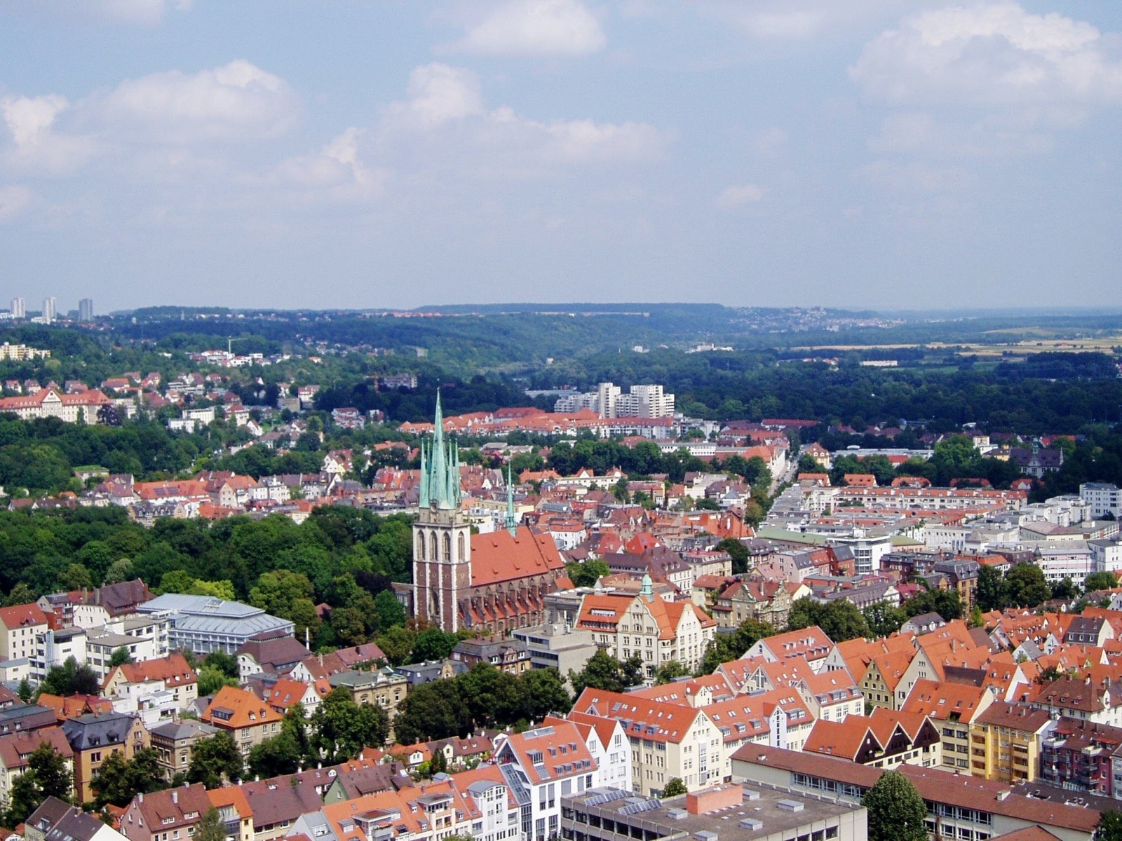 Ulm Panoramic Baden Wurttemberg Germany