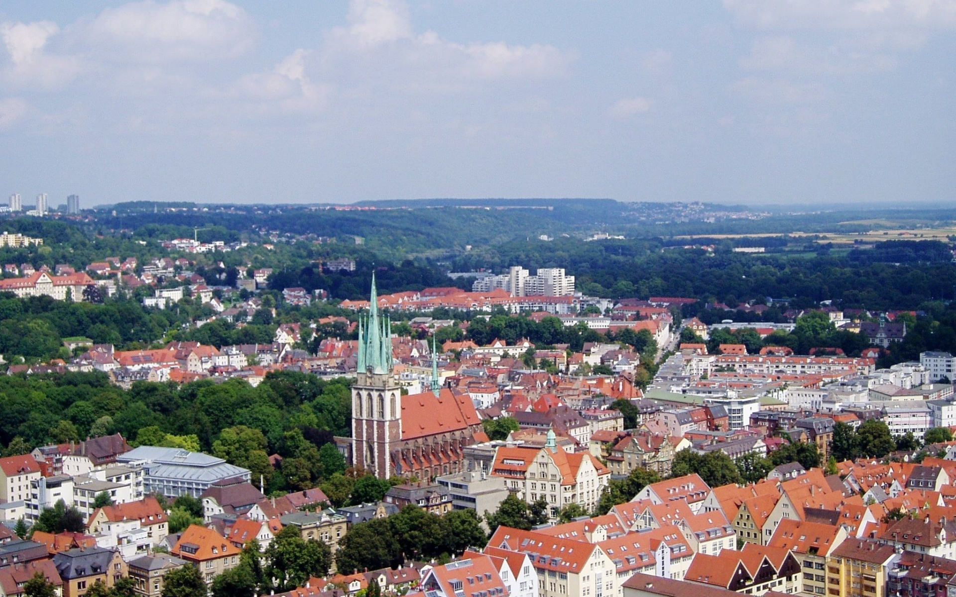 Ulm Panoramic Baden Wurttemberg Germany