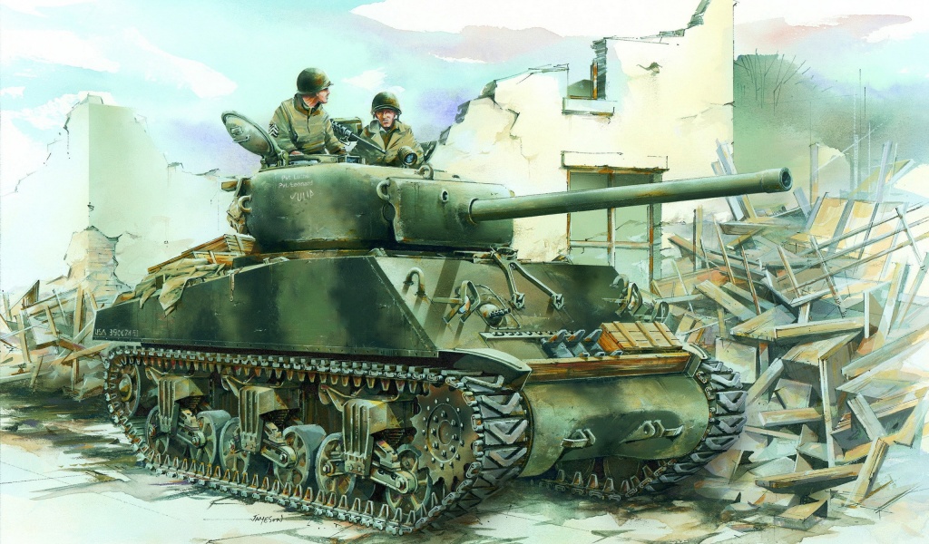 USA WW2 Tank M4 Sherman