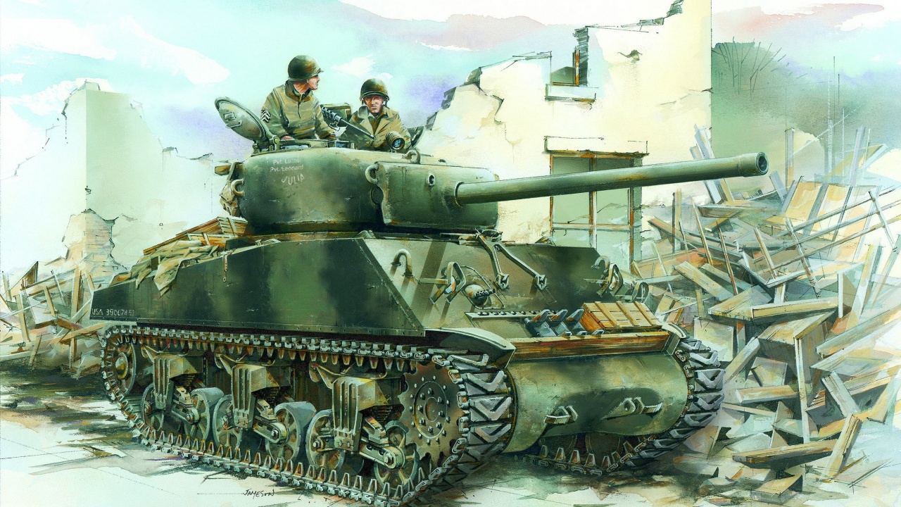 USA WW2 Tank M4 Sherman