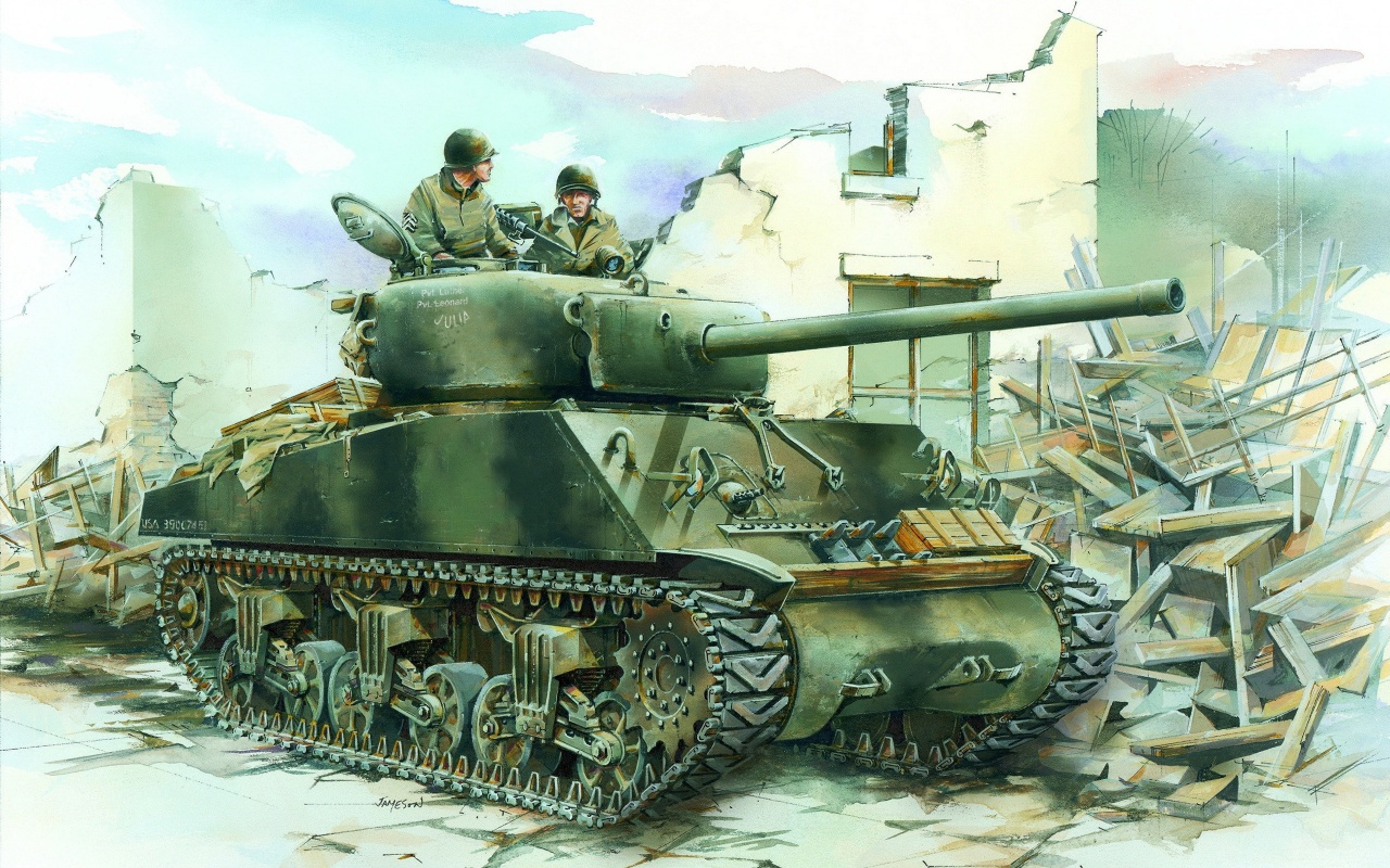 USA WW2 Tank M4 Sherman