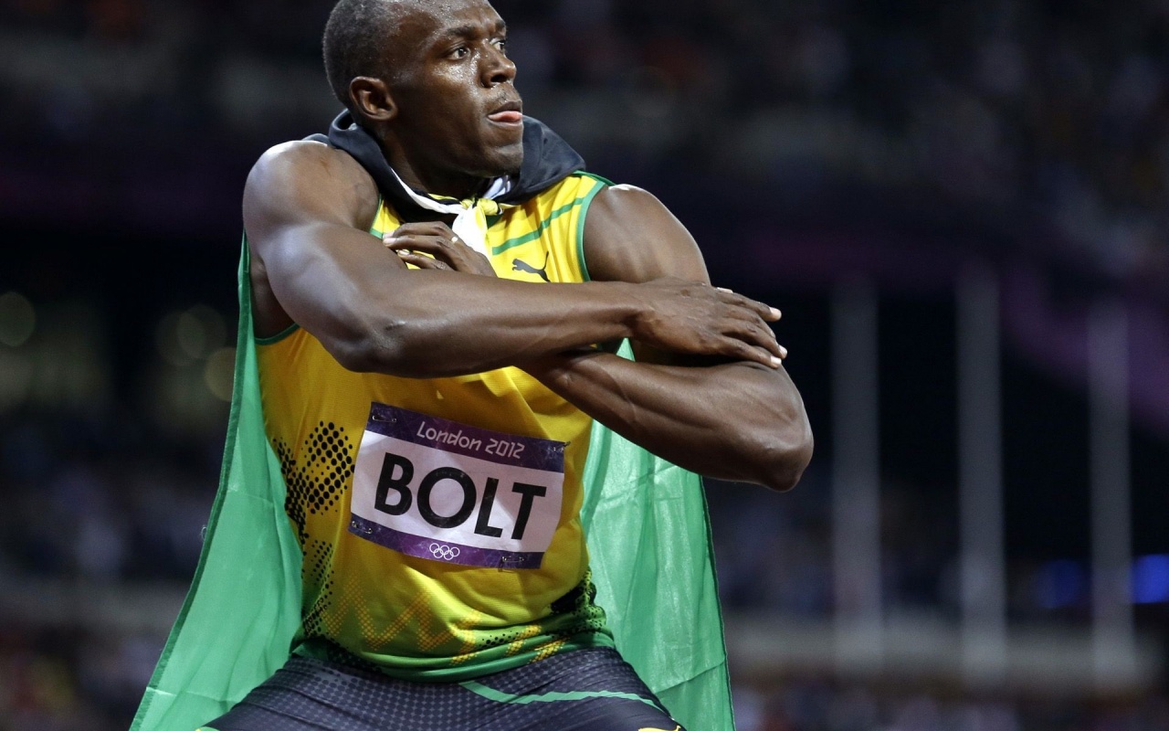 Usain Bolt Jamaica Sprinting Athletes Olympic Games Cool Pose