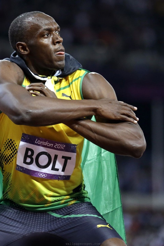 Usain Bolt Jamaica Sprinting Athletes Olympic Games Cool Pose