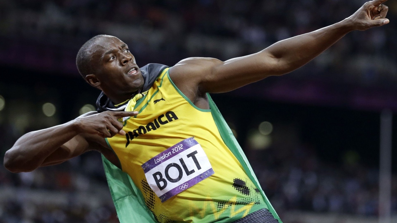 Usain Bolt Jamaica Sprinting Athletes Olympics