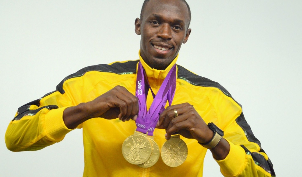 Usain Bolt Jamaica Sprinting Champion Athletes London Olympic Games