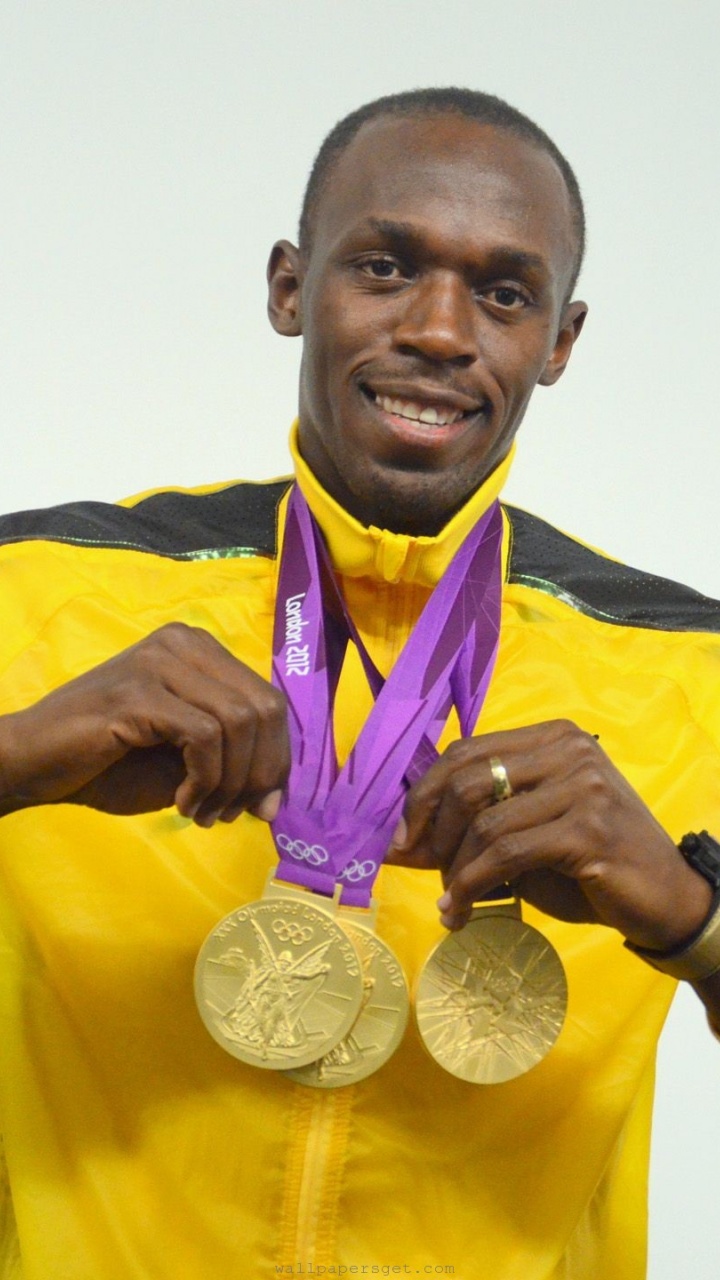 Usain Bolt Jamaica Sprinting Champion Athletes London Olympic Games