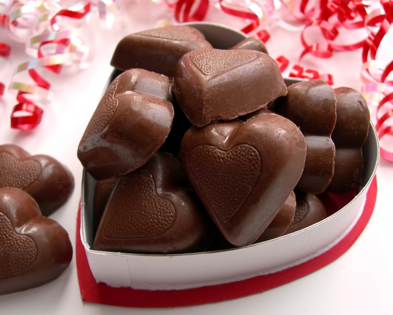 Valentines Day Chocolate Hearts