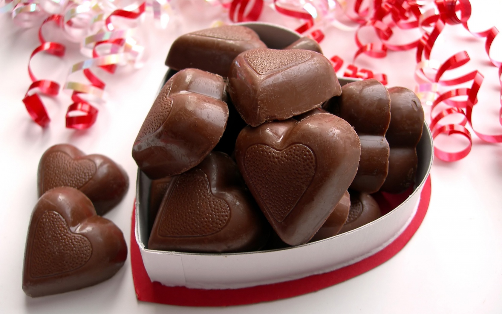 Valentines Day Chocolate Hearts