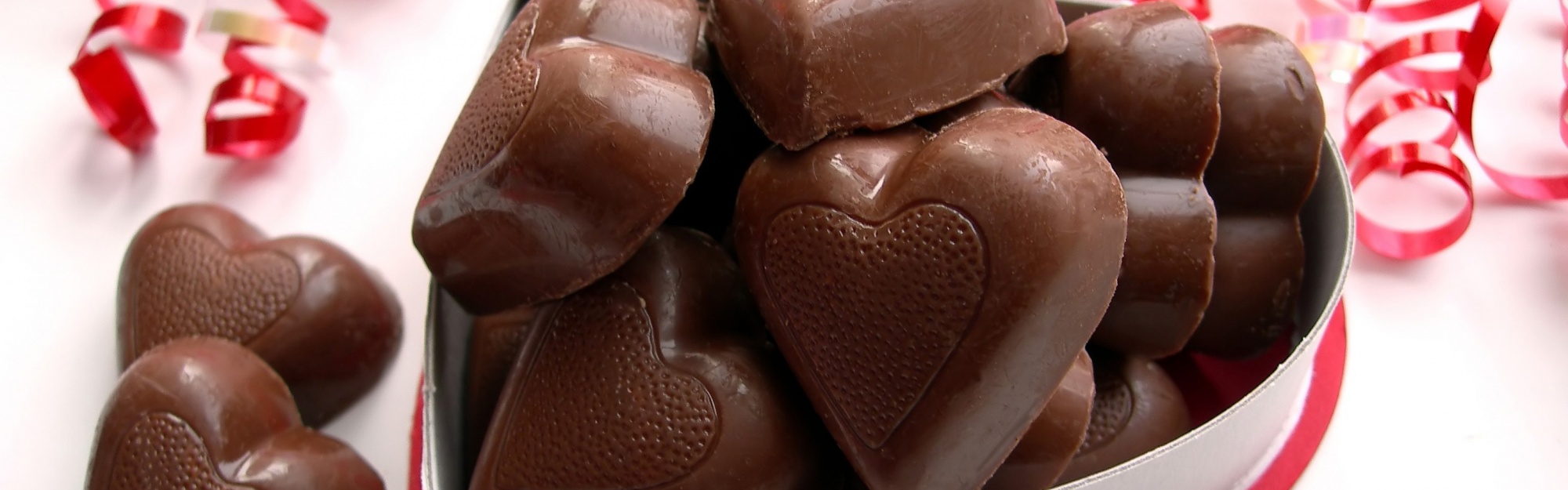 Valentines Day Chocolate Hearts