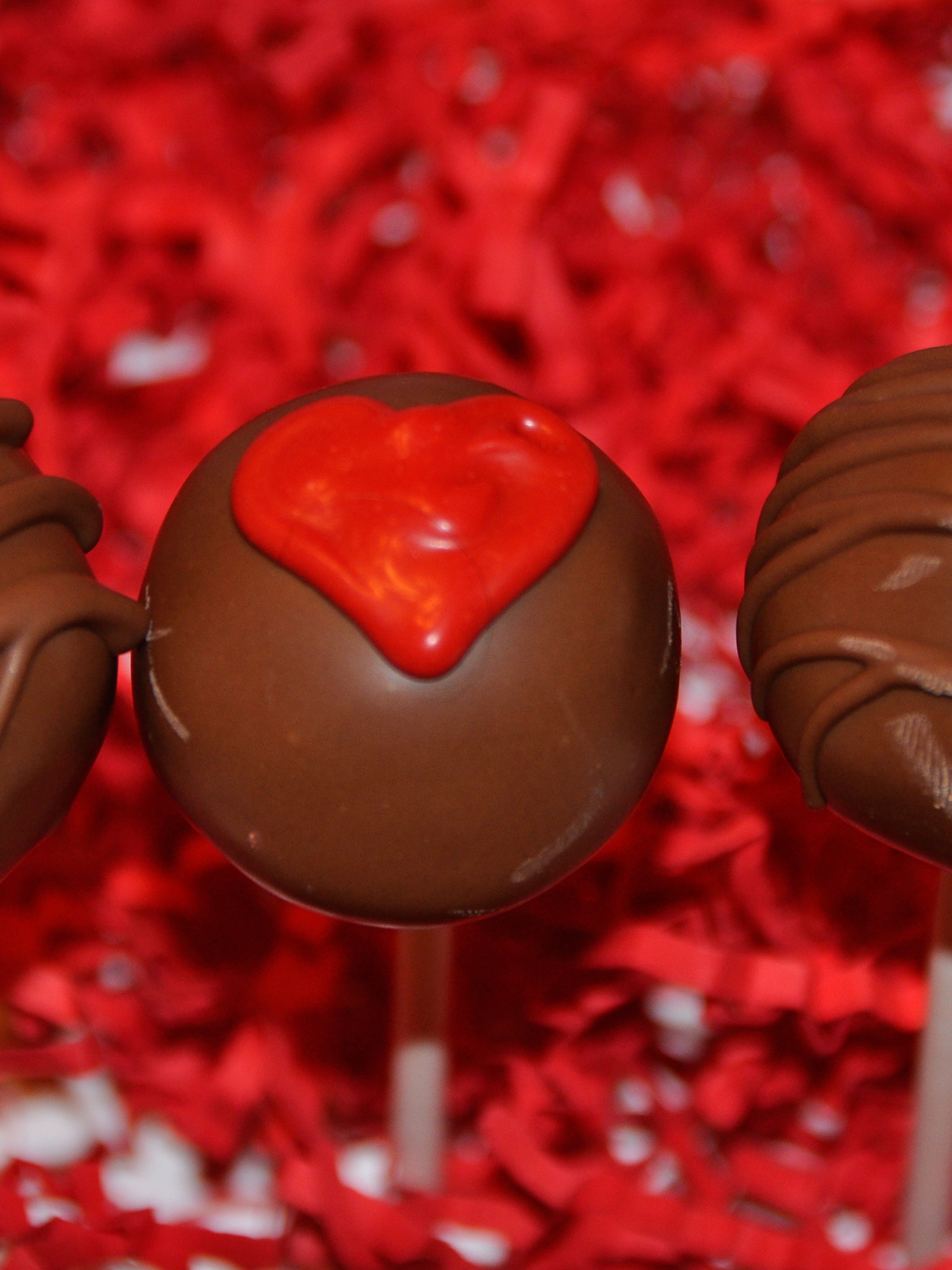 Valentines Day Chocolate Pops