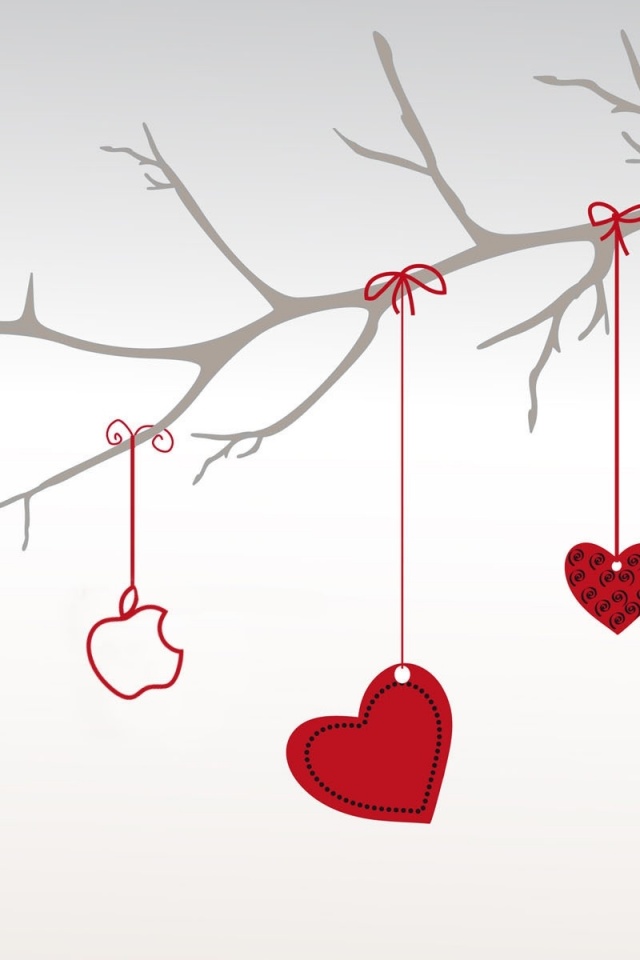 Valentines Day Hearts Branch