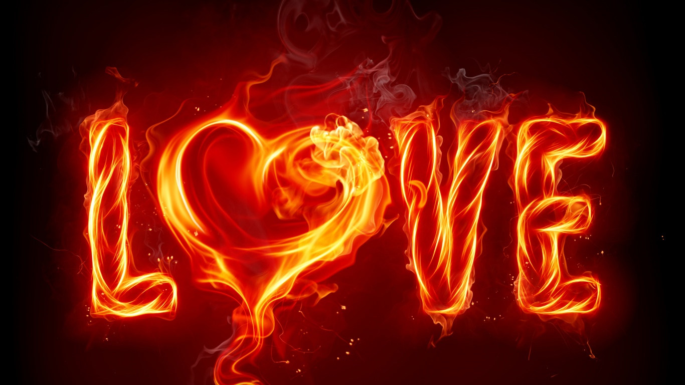 Valentines Day Love Fire