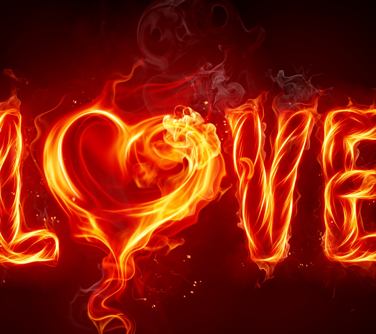 Valentines Day Love Fire