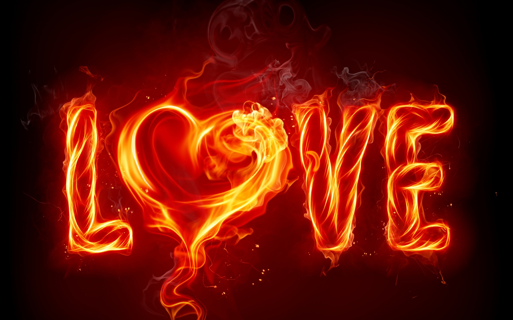 Valentines Day Love Fire