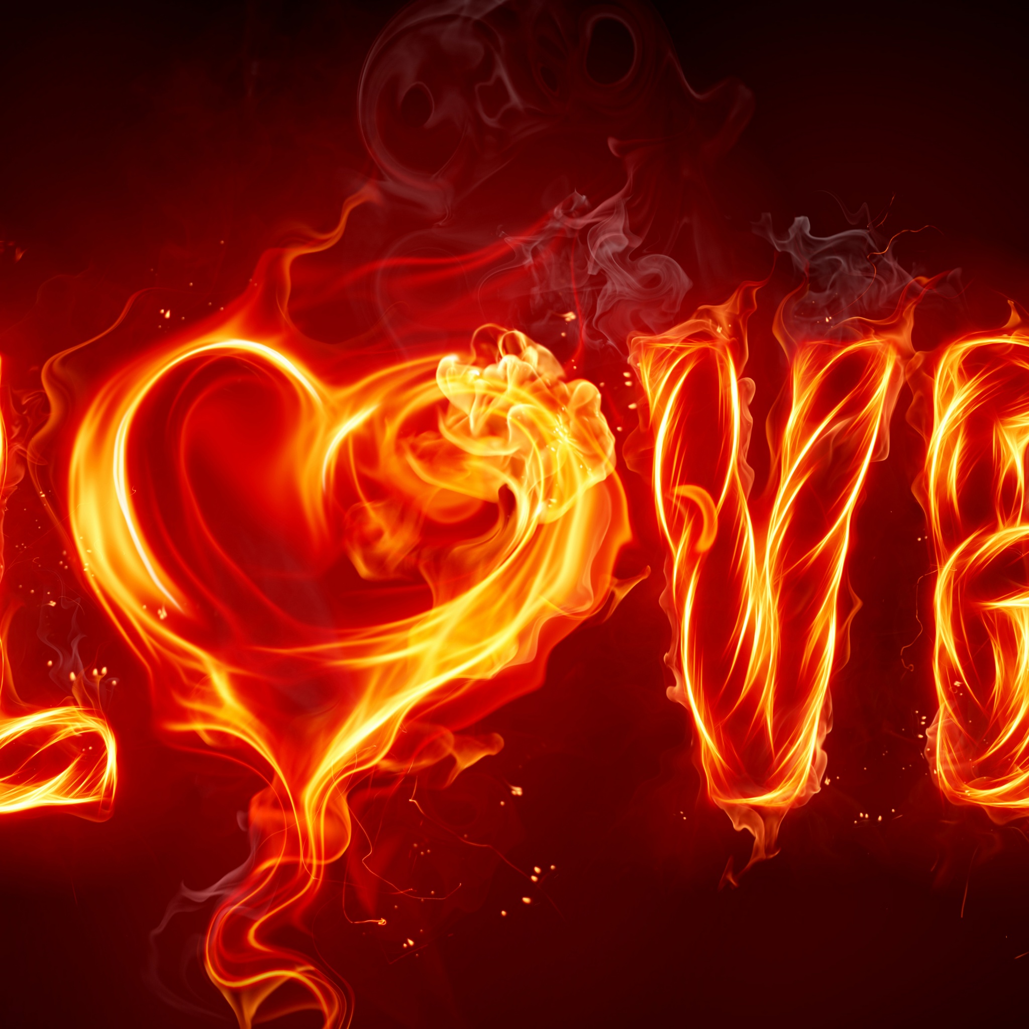 Valentines Day Love Fire