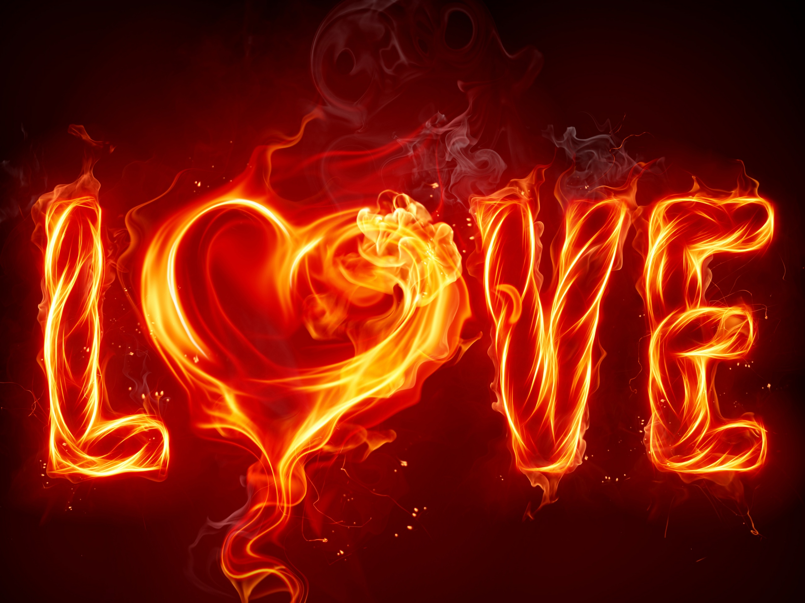 Valentines Day Love Fire