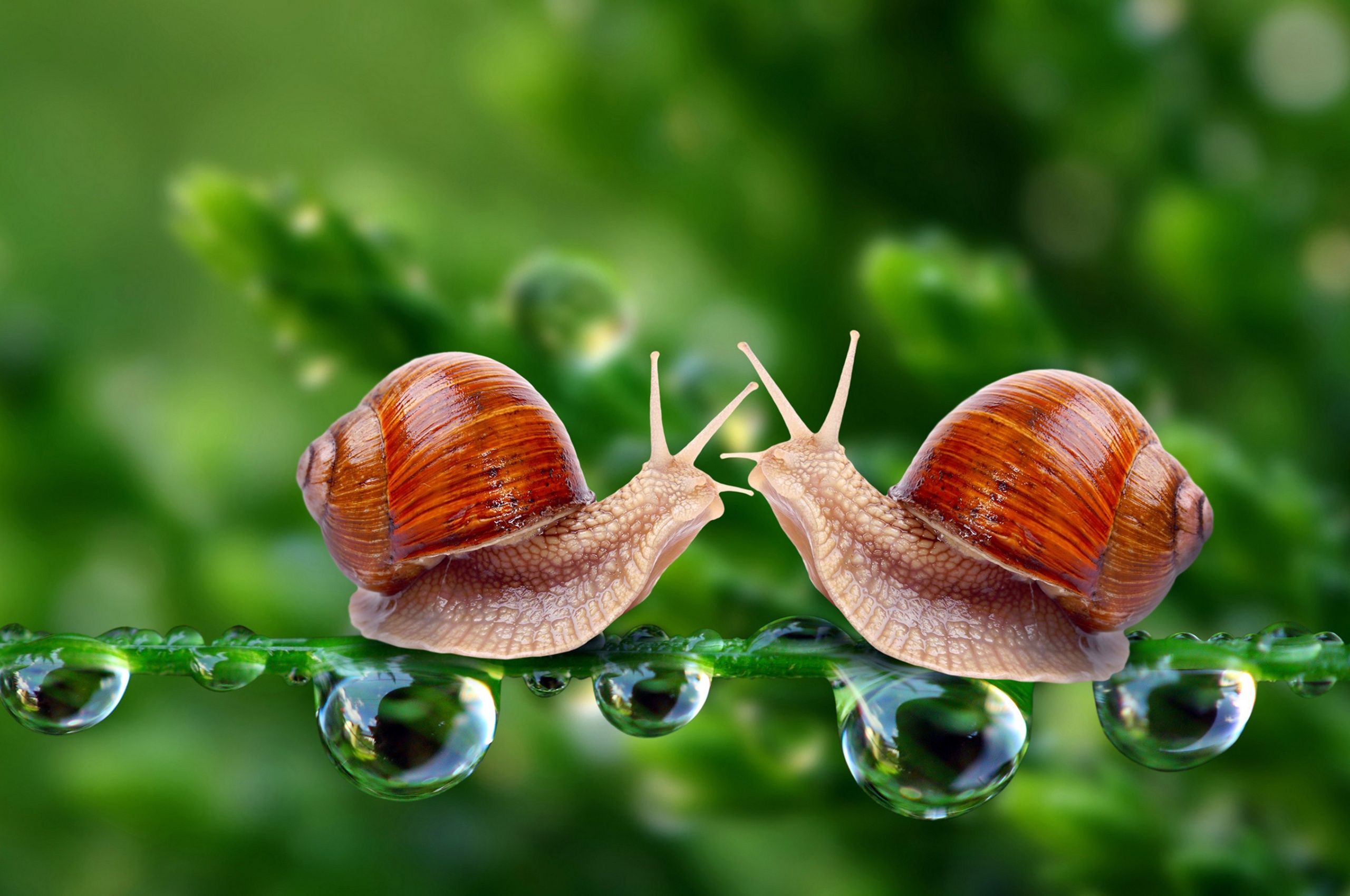 Valentines Day Snail Love