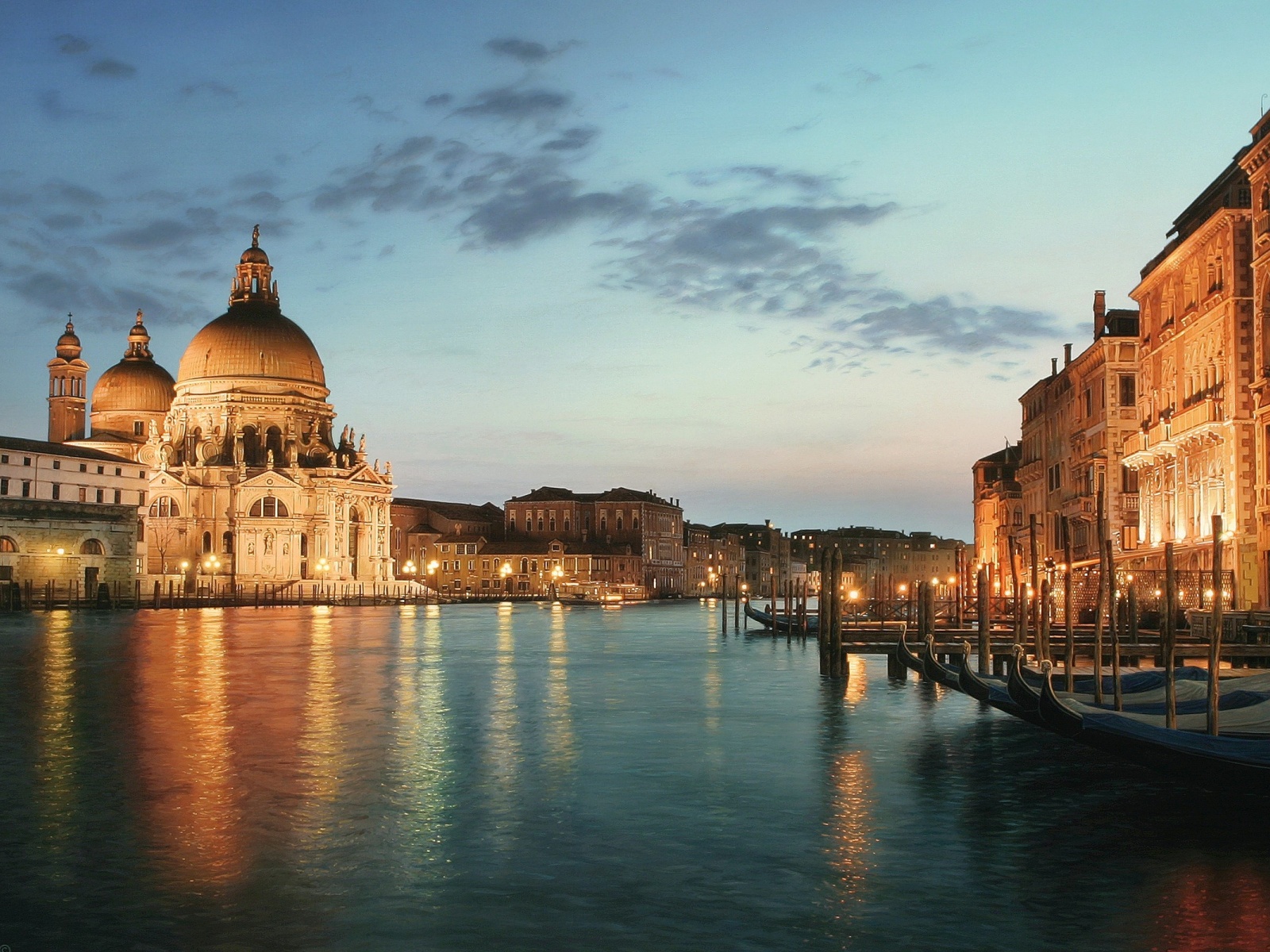 Venice - Grand Canal And Cathedral 