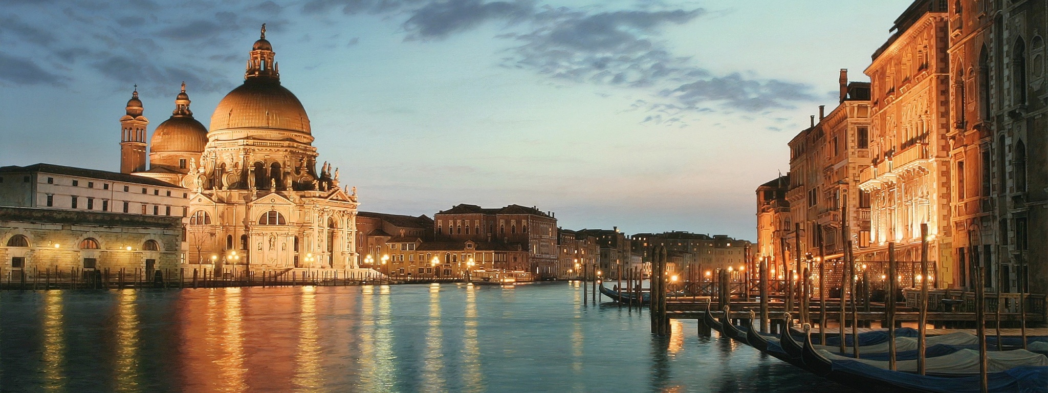 Venice - Grand Canal And Cathedral 