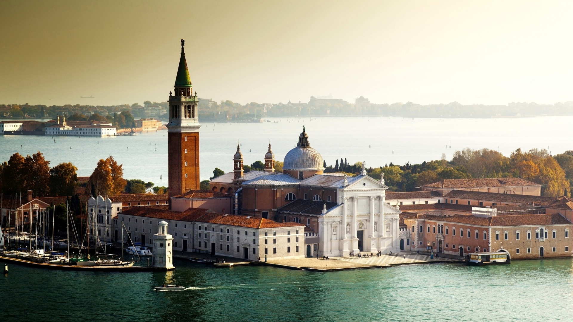 Venice Italy City Water Architecture Sea Boats