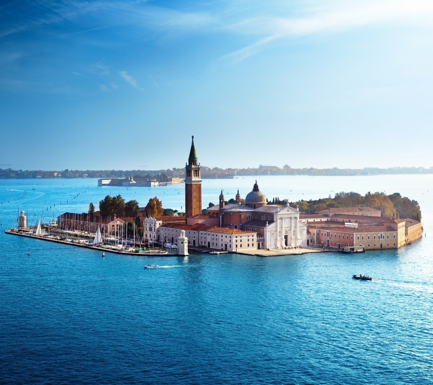 Venice Italy Sea Architecture Houses Boats