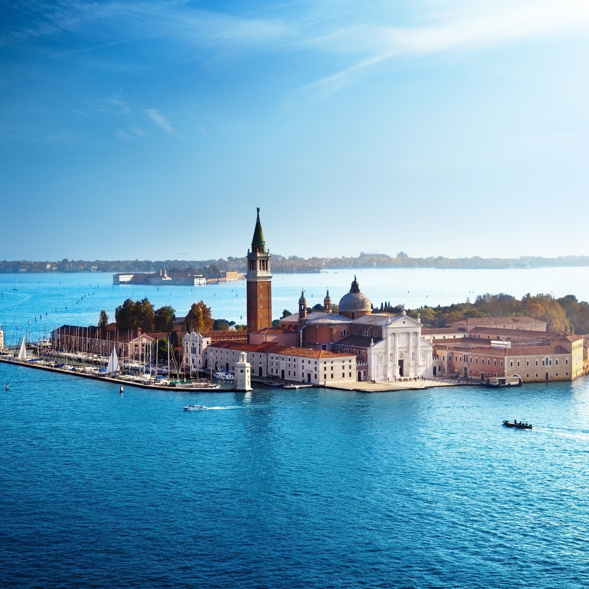 Venice Italy Sea Architecture Houses Boats