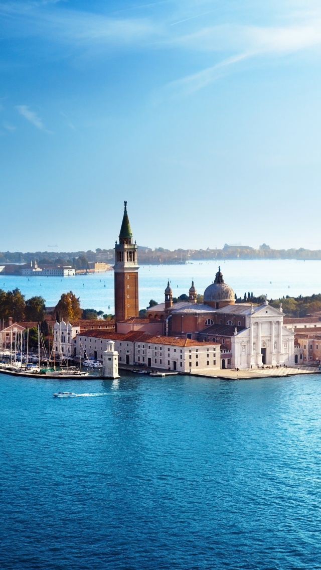 Venice Italy Sea Architecture Houses Boats