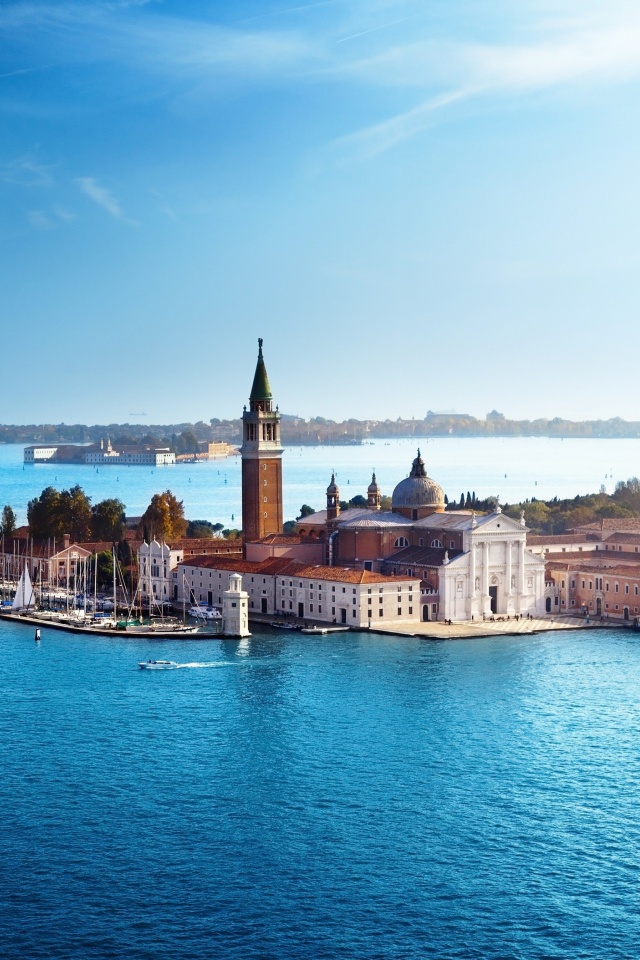 Venice Italy Sea Architecture Houses Boats