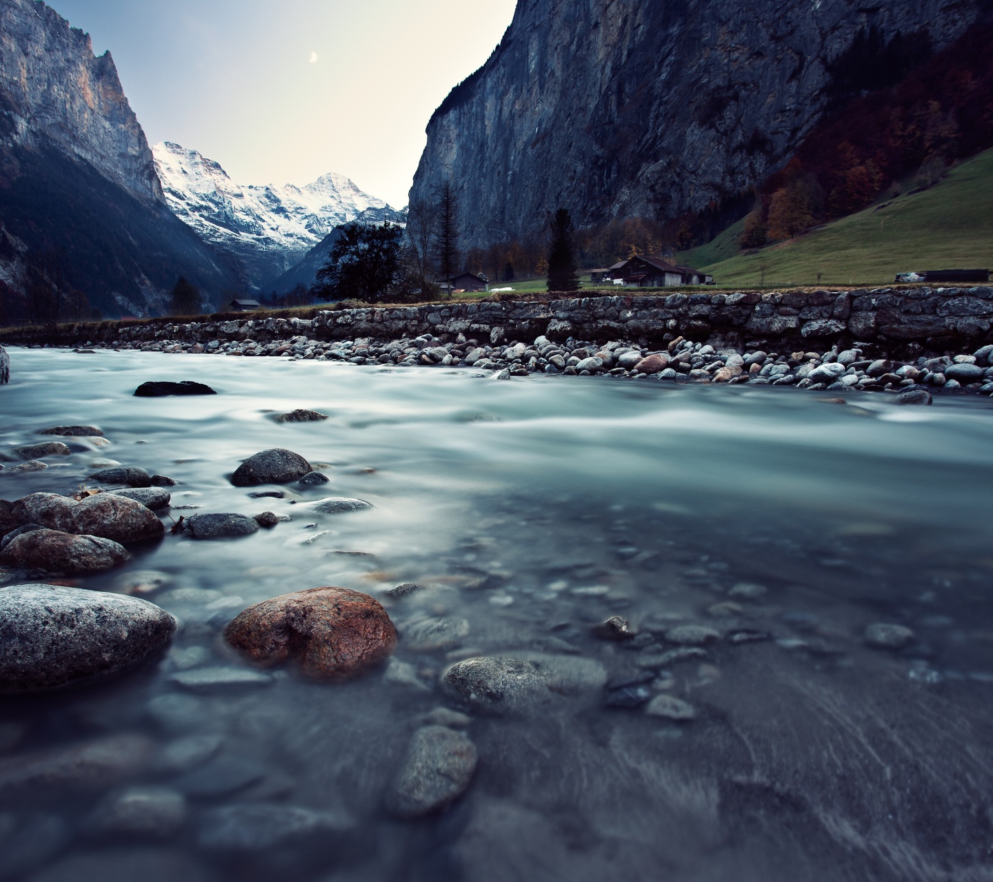 Village Lauterbrunnen In Switzerland