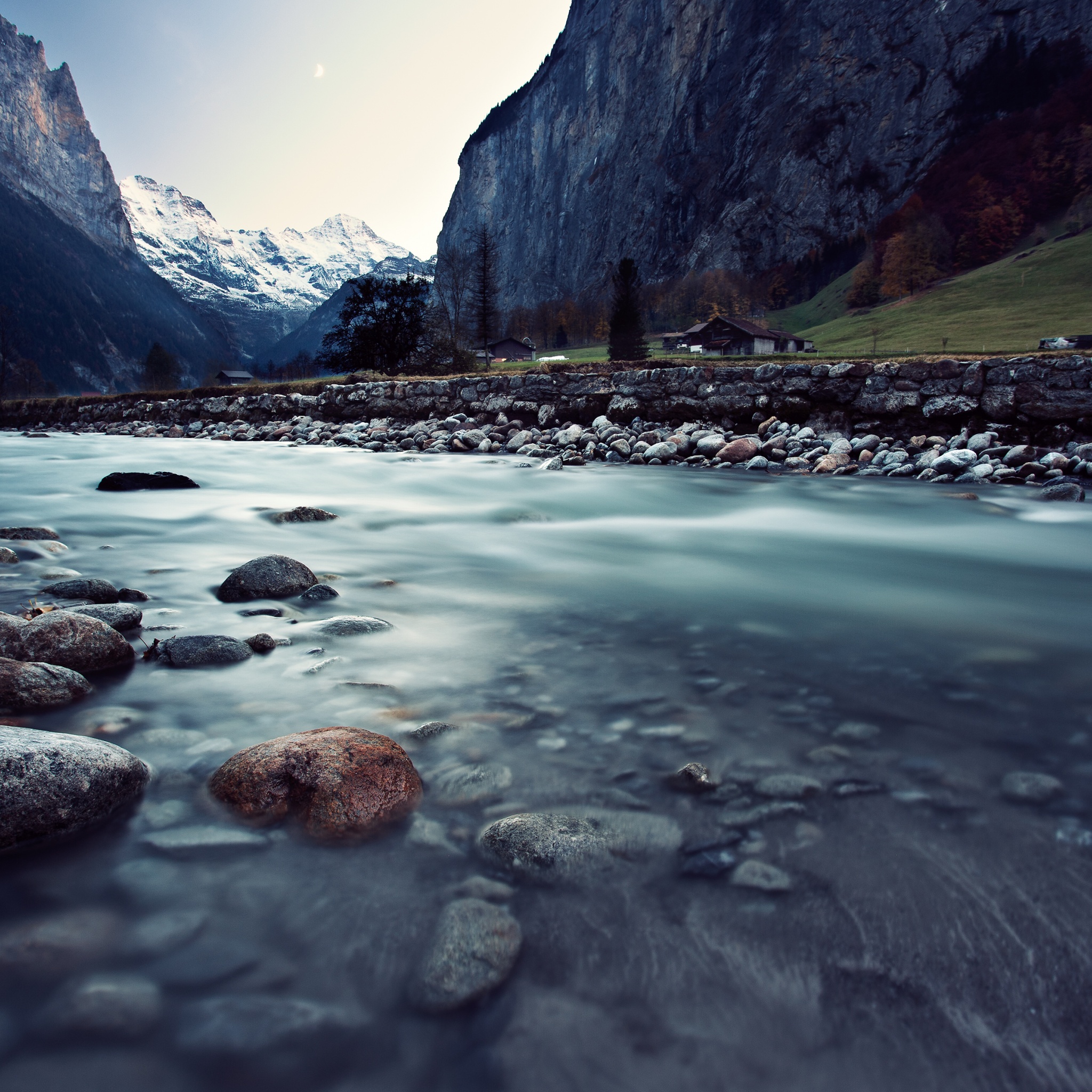 Village Lauterbrunnen In Switzerland