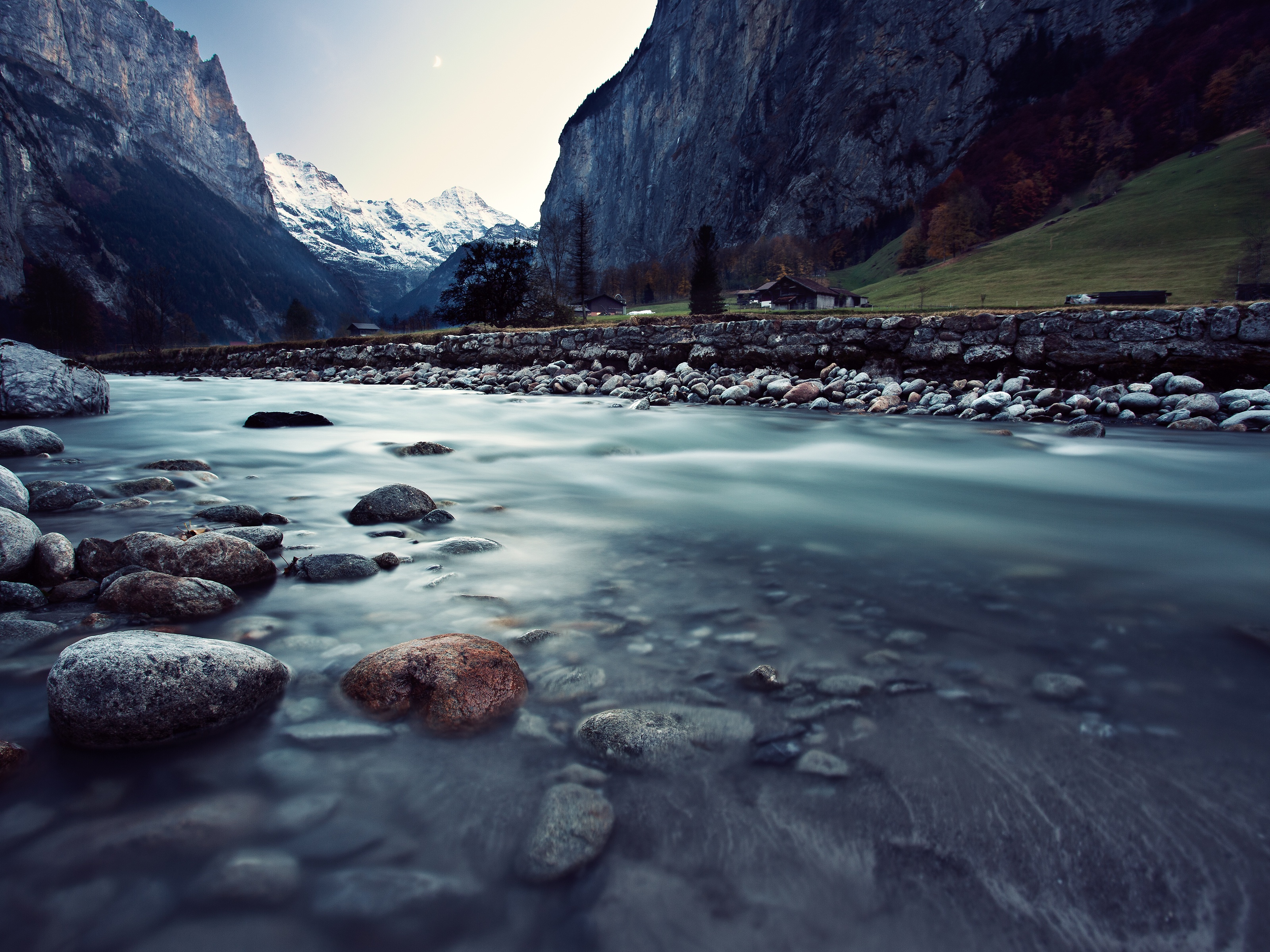 Village Lauterbrunnen In Switzerland