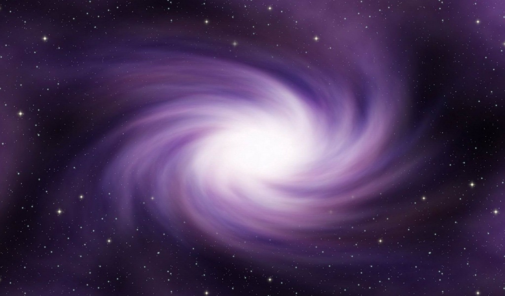 Violet Space Galaxy