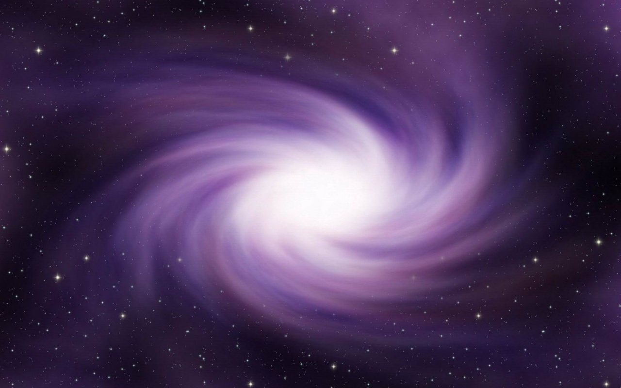 Violet Space Galaxy