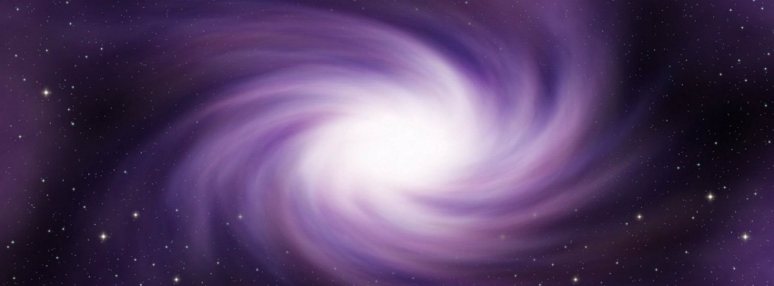 Violet Space Galaxy