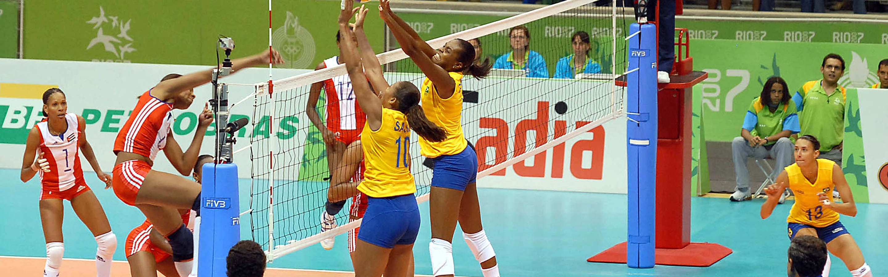 Volleyball Match - Cuba Vs Brazil